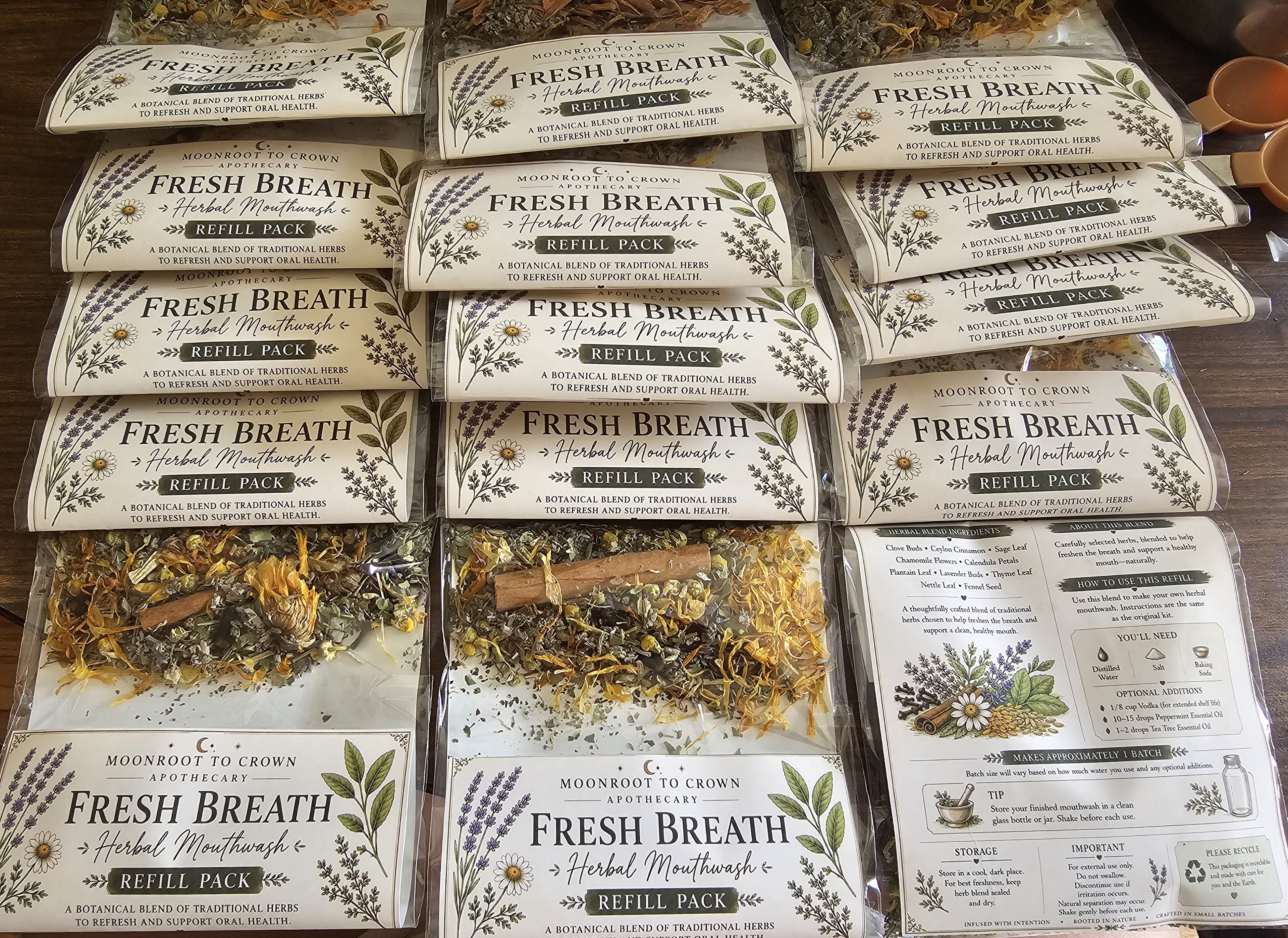 Fresh Breath Herbal Mouthwash